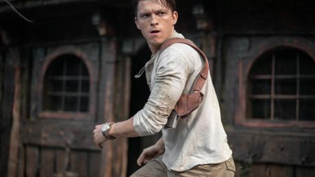 Durchtrainiert: Tom Holland als Nathan Drake in einer Szene des Films «Uncharted».