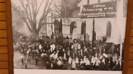 Das älteste noch erhaltene Foto des Krieger- und Soldatenvereins Pöttmes stammt aus dem Jahr 1918.