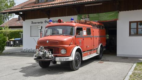 Das Löschgruppenfahrzeug mit Tragkraftspritze aus dem Jahr 1964 ist in Hagenheim noch im Einsatz.