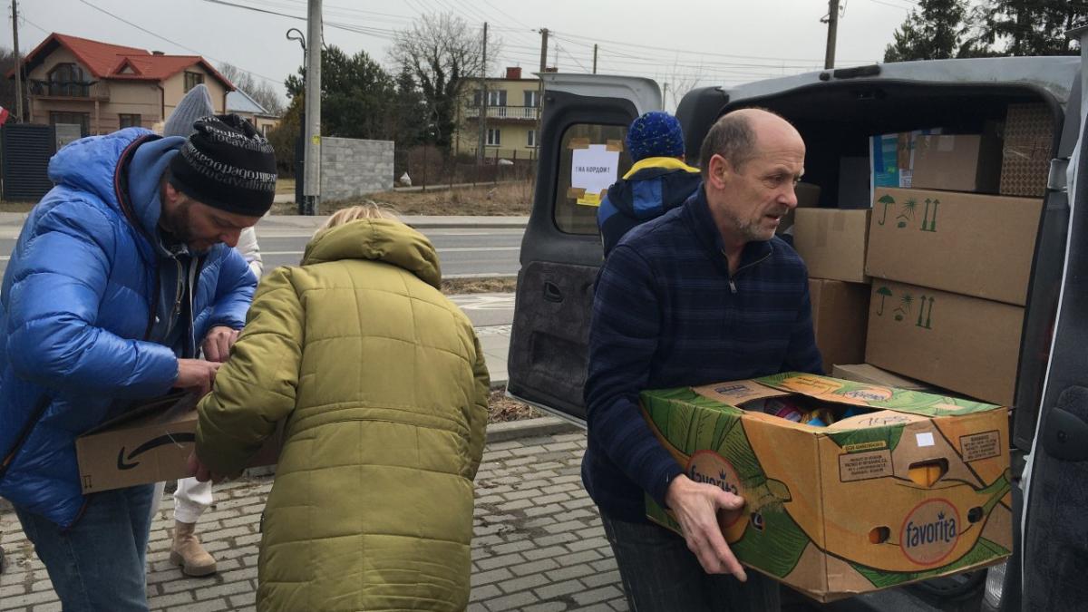 #Blog: Hilfsaktion für die Ukraine: Jetzt werden die ersten Güter übergeben