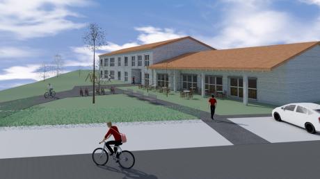 Der Bau des Bürgerhauses mit Kindertagesstätte für 70 bis 95 Kinder in Dasing-Laimering soll Anfang 2025 starten. 
