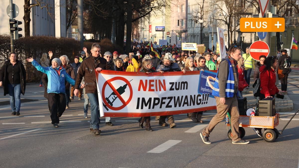 #Augsburg: Zahl der Teilnehmer bei den Corona-Demos in Augsburg sinkt