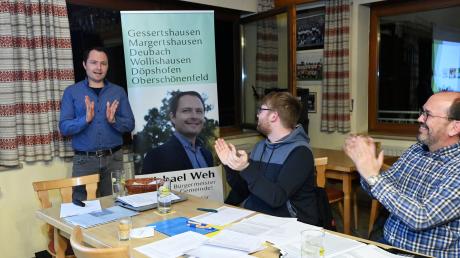 Michael Weh wurde als Bürgermeisterkandidat für die Wahl im September in Gessertshausen nominiert.