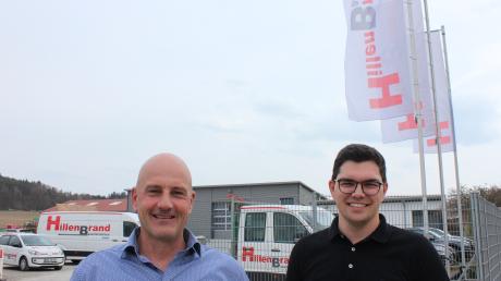 Die Firma Hillenbrand Betonbau GmbH aus Edelstetten hat die insolvente Firma Bornschlegl in Kammeltal gekauft. Die Geschäftsführer Martin Hillenbrand (links) und Thomas Schwarz.