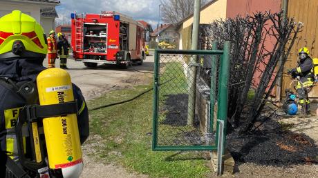 Die Freiwillige Feuerwehr Balzhausen konnte den Brand löschen.
