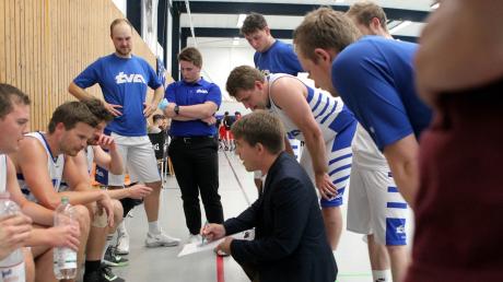 Trainer Markus Mosig möchte mit den Basketballern des TV Augsburg um die Meisterschaft spielen.