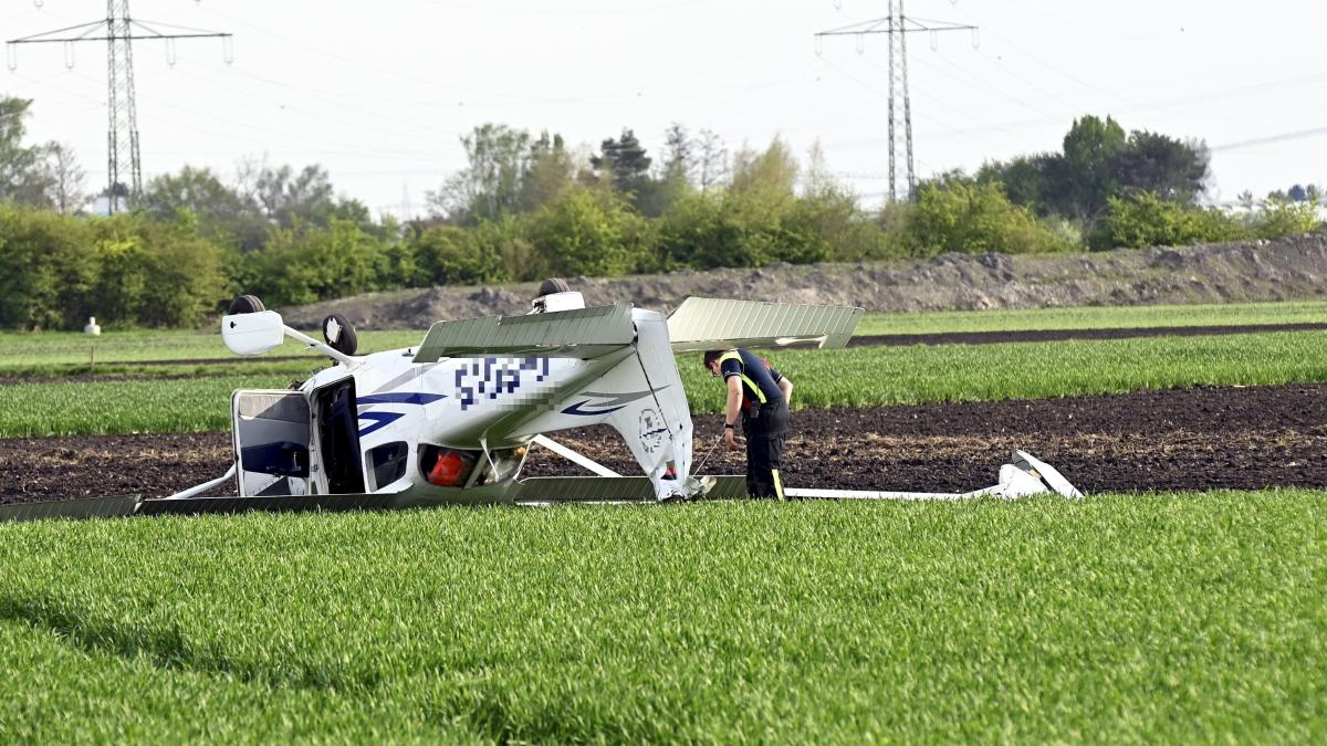 #Augsburg: Notlandung beim Flughafen: Warum sich das Flugzeug überschlug