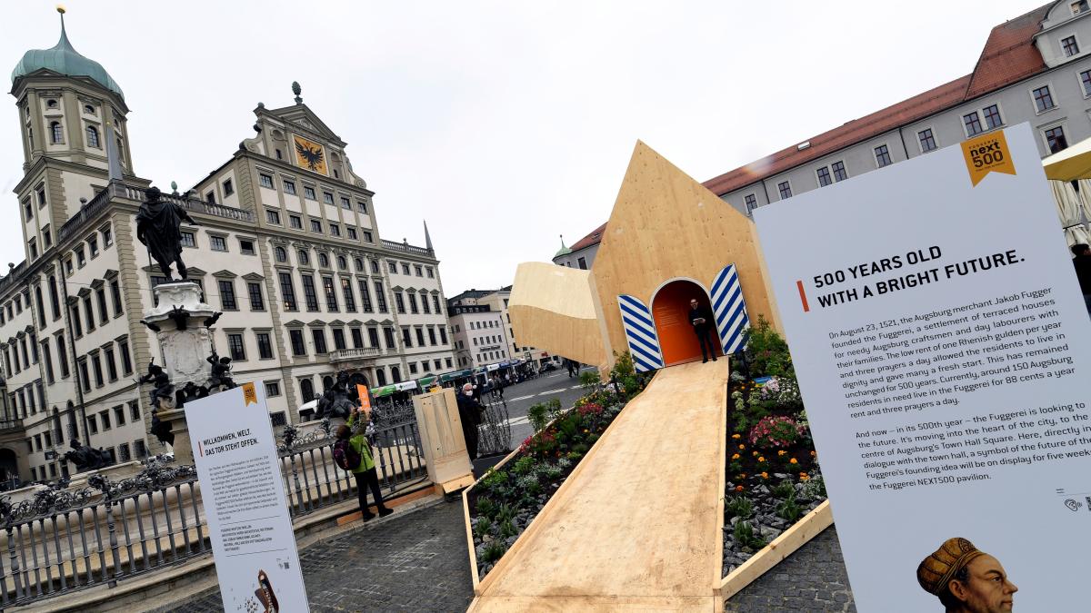 #Augsburg: Interaktive Tour: So sieht es im Fugger-Pavillon auf dem Rathausplatz aus