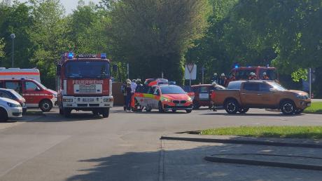 Drei Frauen sind bei einem Unfall am Donnerstag in Nördlingen verletzt worden.