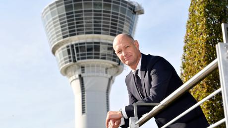 Jost Lammers ist Chef der Flughafen München GmbH. Auch in Krisenzeiten bleibt er Optimist.