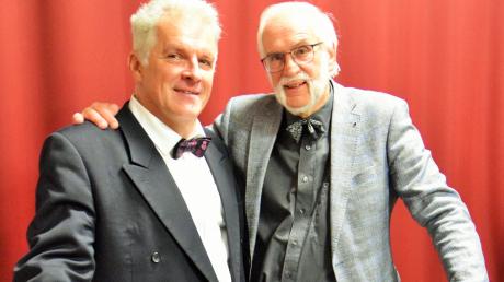 Bariton Nicolai Galkin (links) und Pianist Ulrich Herrmann gestalteten gemeinsam ein berührendes Konzert.