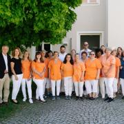 
Die Mitarbeiter der Sozialstation in Bobingen feierten 100 Jahre Diözesan-Caritasverband.