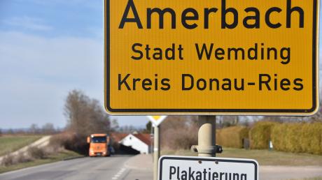 An den Ortseingängen von Amerbach sind viele Verkehrsteilnehmer zu schnell unterwegs.