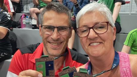 Manuela Kania und Dietmar Einerhand aus Thannhausen haben erfolgreich an den German Open für Parkinson-Erkrankte teilgenommen.