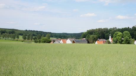 Am nordwestlichen Ortsrand des Ortsteils Glöttweng soll ein neues Baugebiet entstehen.