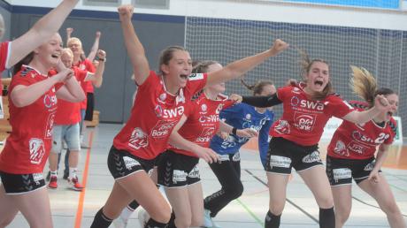 Oft jubelten die Handballerinnen des TSV Haunstetten in der abgelaufenen Saison der 3. Liga. Den Aufstieg haben sie knapp verpasst.
