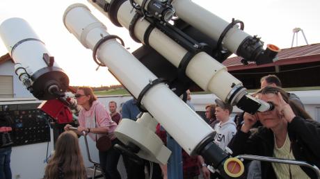 Faszinierend für Jung und Alt: Durch die Teleskope der Streitheimer Sternwarte lässt sich der Mond und eine Vielzahl von Planeten beobachten.