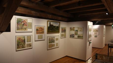 Skizzen, Zeichnungen und fertig ausgearbeitete Aquarelle des Künstlers Bruno Fischer sind ab dem Wochenende in Maihingen ausgestellt. 