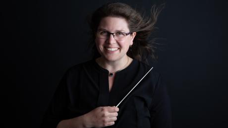 Birgit Trinkl ist die neue Dirigentin der Gersthofer Blasharmoniker.