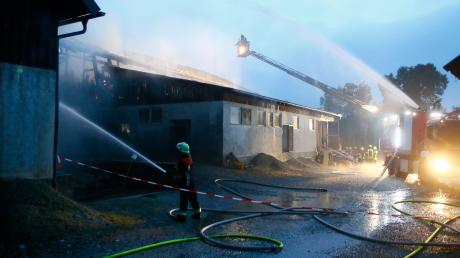 Bei einem Brand auf einem landwirtschaftlichen Anwesen an der Hollenbacher Hauptstraße entstand Ende Juni ein hoher Schaden. Verletzt wurde zum Glück niemand. 