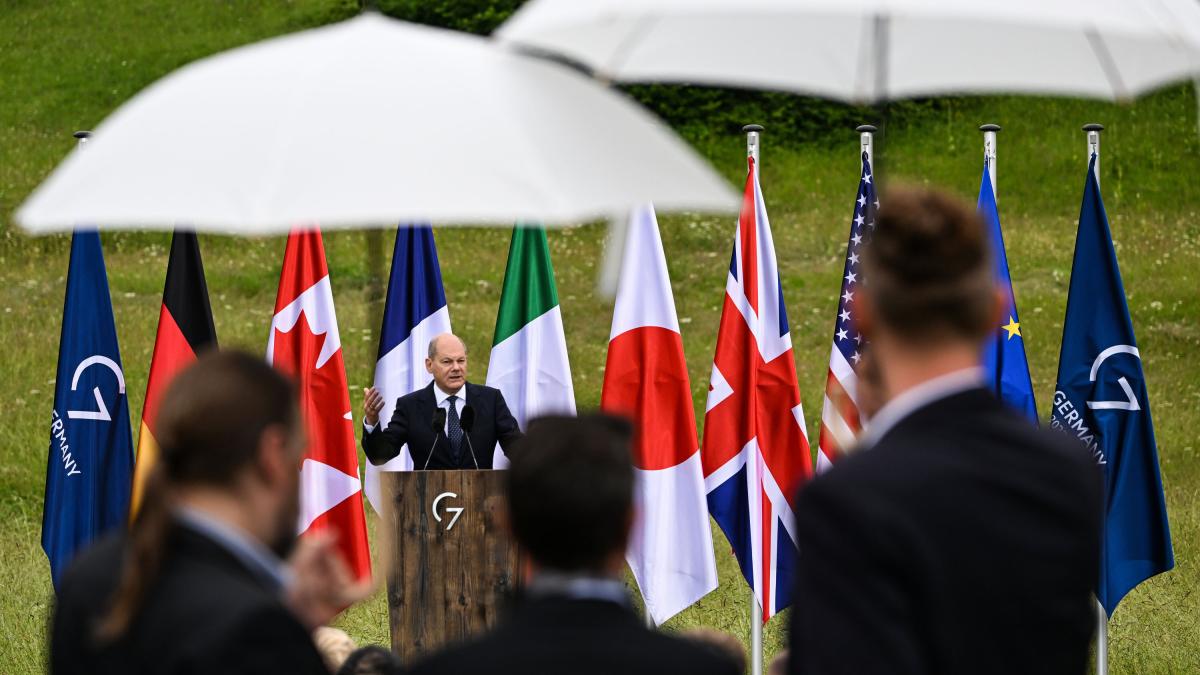 #Newsblog zum G7-Gipfel: Das war der G7-Gipfel: Zum Ende beschwört Scholz die Geschlossenheit