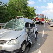 Bei einem Unfall in Senden ist am Mittwochabend eine Frau schwer verletzt worden.