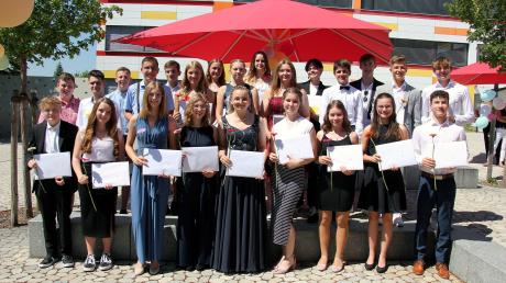 Die Absolventen der Hans-Maier-Realschule Ichenhausen wurden verabschiedet, hier die Klasse 10to.