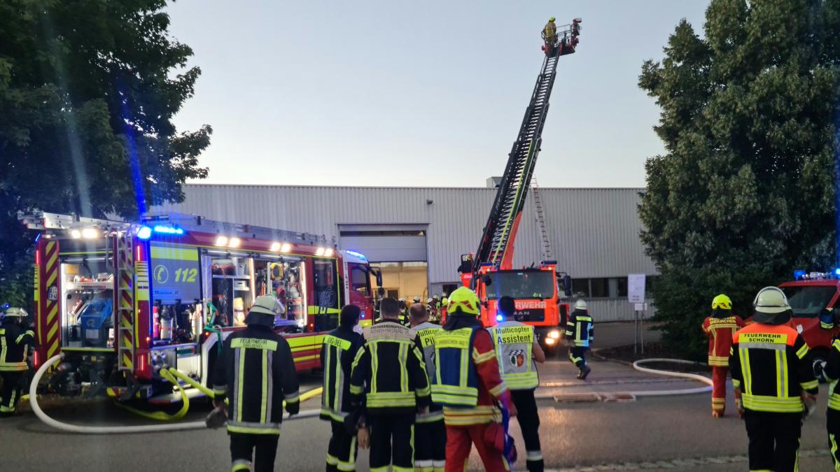 #Pöttmes: Brand in Pöttmeser Firma sorgt für Rauch und Großeinsatz der Feuerwehr