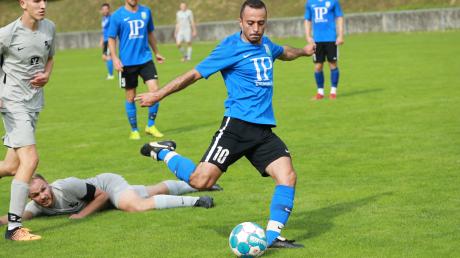 Tarek Raboue machte mit seinem Treffer zum 3:0 alles klar für die Sportfreunde Friedberg im Heimspiel gegen den TSV Sielenbach.