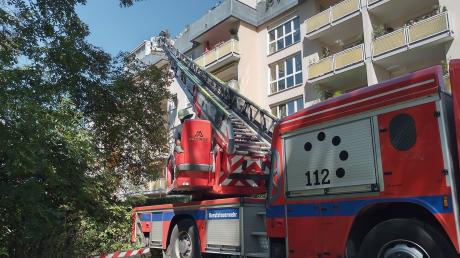 In der Dr.-Otto-Meyer-Straße in Lechhausen gab es am Montag einen Kellerbrand. 