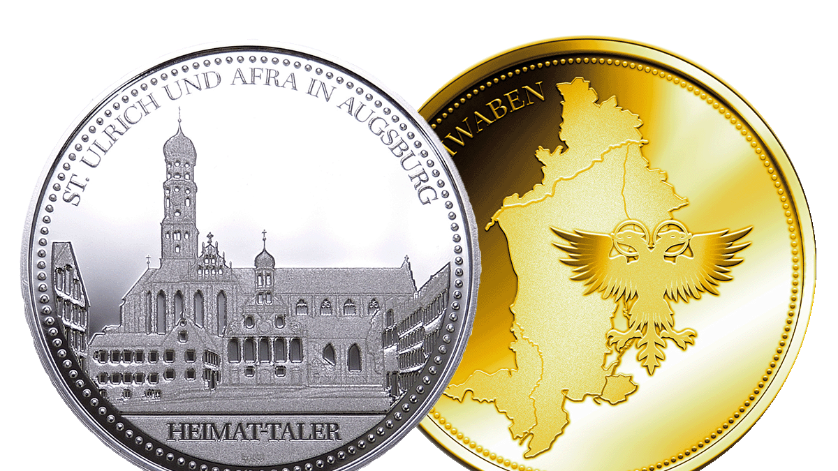 #Münzen & Medaillen mit Motiven aus Bayerisch-Schwaben