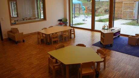 Helle kindgerechte Räume bietet das neue Gebäude in Rinnenthal.
