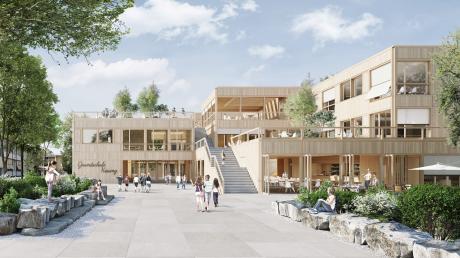 Der Sieger-Entwurf im Architektenwettbewerb zum Neubau der Grundschule Kissing steht fest. Das Vergabeverfahren dauert jedoch noch an.