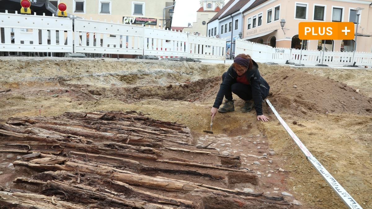 #Archäologen machen in Aichachs Oberer Vorstadt geschichtsträchtige Funde