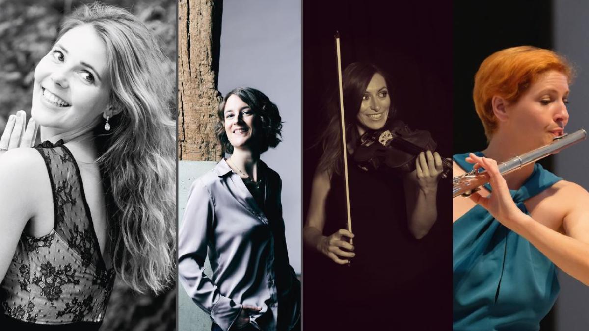 #Unterwittelsbach: Frauenquartett bringt im Sisi-Schloss Musik von Frauen auf die Bühne