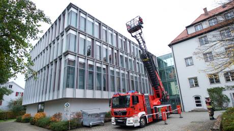 Im Gebäude der Stadtverwaltung in Landsberg hat es gebrannt.