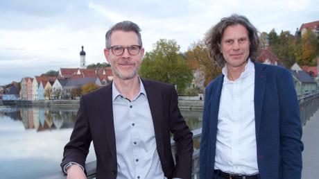 Der neue kaufmännische Vorstand der Stadtwerke Landsberg, Jörg Gründinger (links), und der technische Vorstand, Gerald Nübel. 