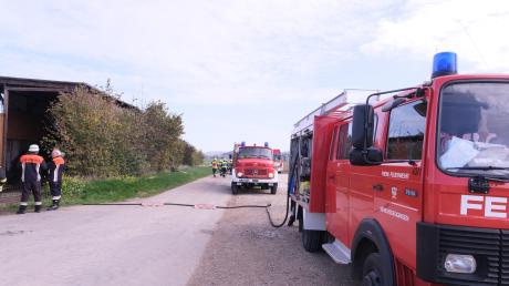 In einem Lager bei einer Biogasanlage hat es gebrannt. Mehr als 100 Feuerwehrleute waren im Einsatz.