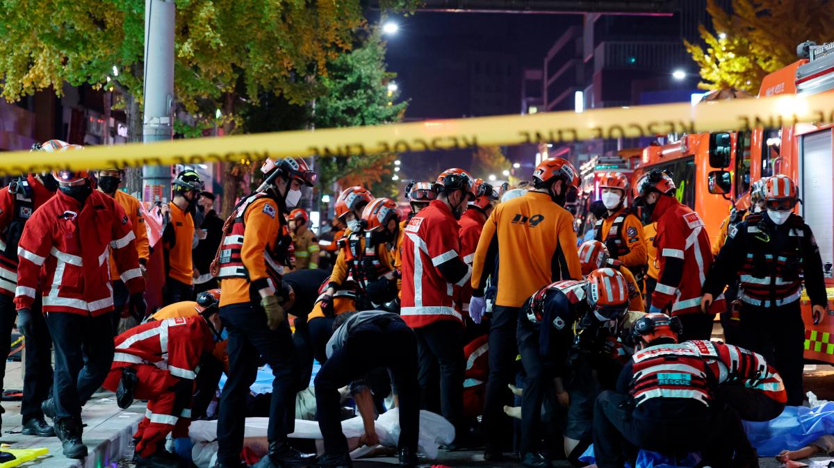 #Südkorea: 120 Tote und 100 Verletzte bei Halloween-Feiern in Seoul