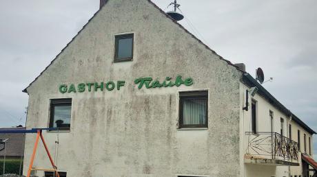 Die ehemalige Gaststätte Traube in Tafertshofen wird zum Einfamilienhaus umgebaut. 