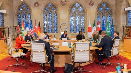 Die Außenminister der G7 kommen im Rahmen des deutschen G7-Vorstandes in Münster zusammen.