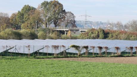Der Solarpark Schnuttenbach oder vielmehr ein Teil davon: Auf einer im Osten angrenzenden Fläche soll er erweitert werden.