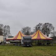 Darf in Donauwörth nicht spielen, hängt aber jetzt Fest: Der Zirkus Marokko der Familie Sperlich. 