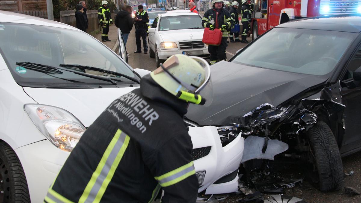 #Unfall am Samstag in der Augsburger Straße in Nördlingen