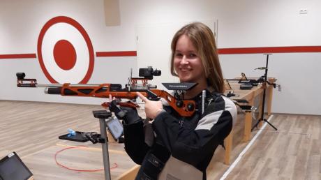 Milena Nagel, 15-jähriges Talent der Wörnitzschützen Wechingen.