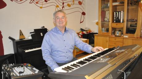 Musiker statt Bürgermeister: Mit Vorliebe hält sich Karl Malz jetzt in seinem Tonstudio auf.