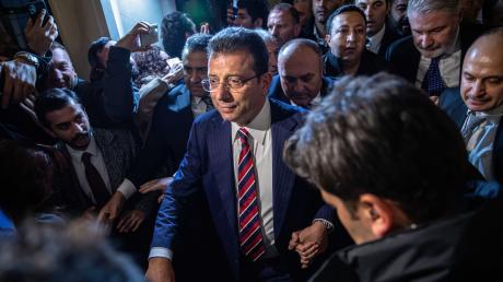 Ekrem Imamoglu, Bürgermeister von Istanbul, gilt als ernstzunehmender Konkurrent des türkischen Präsidenten.
