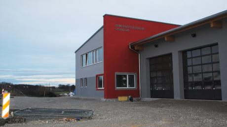 Das neue Feuerwehrhaus in Steindorf steht kurz vor der Fertigstellung.