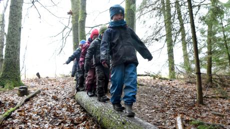 De DJK Leitershofen kann jetzt eine weitere Gruppe mit 20 Kindern im Waldkindergarten betreuen. 
