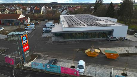Die neue Aldi-Filiale in Burlafingen wird in Kürze eröffnet. 